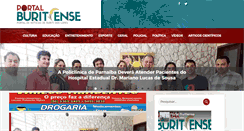 Desktop Screenshot of portalburitiense.com.br