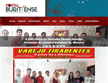 Tablet Screenshot of portalburitiense.com.br